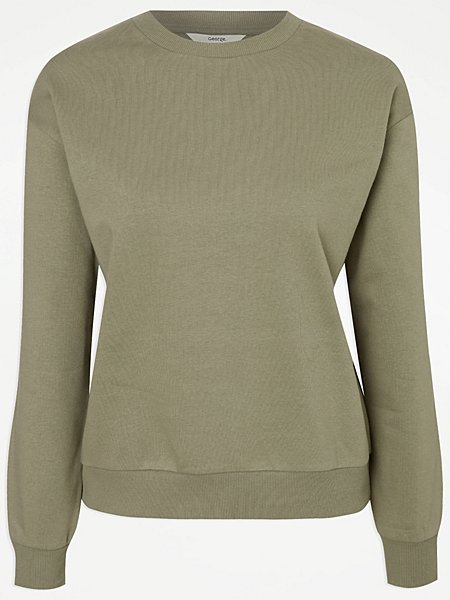 Khaki Crew Neck Sweatshirt