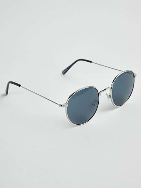 Silver Circular Sunglasses