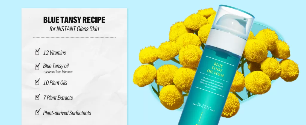 Image of K-Beauty Blue Tansy benefits