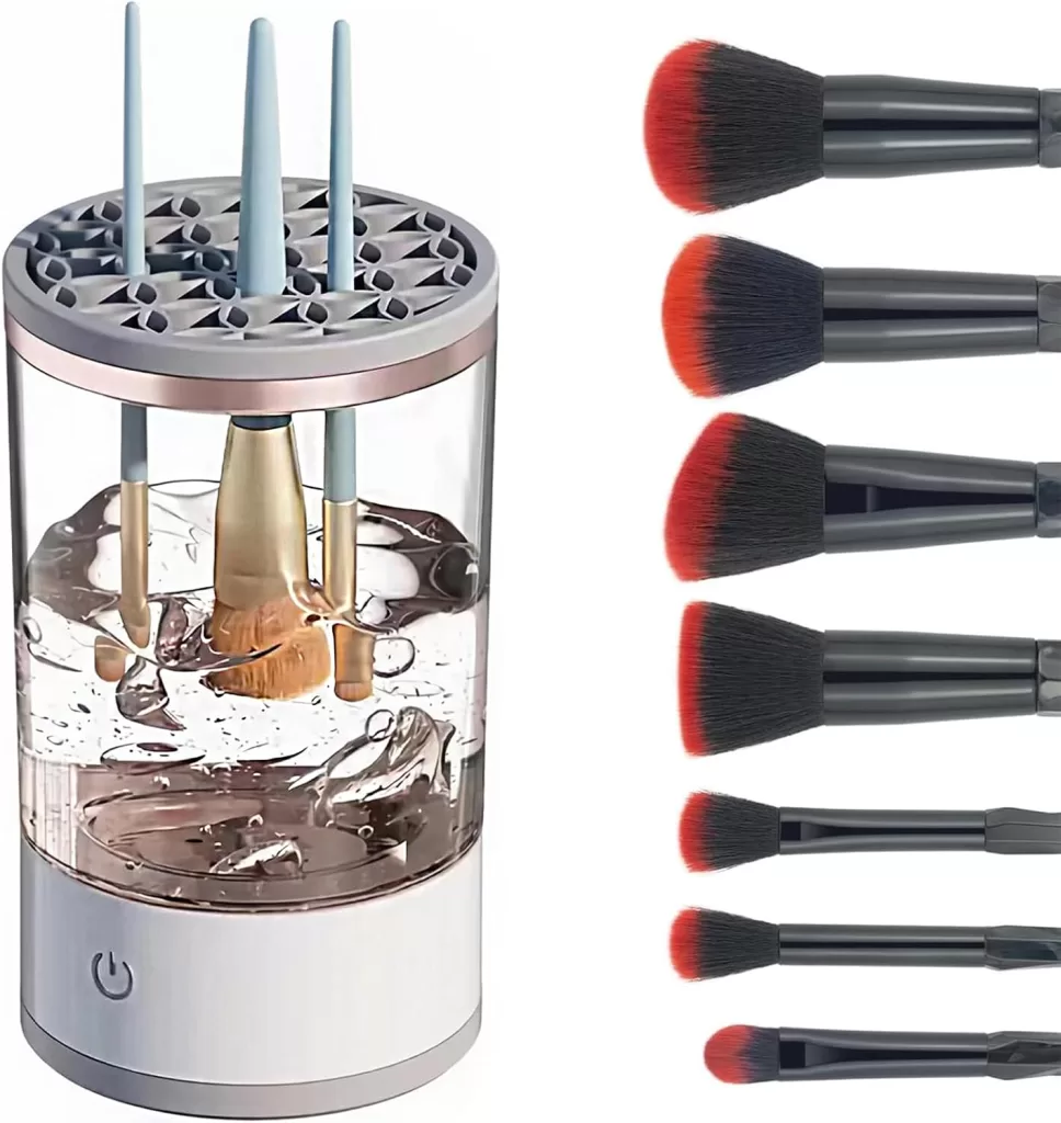 GMHLLES Electric Makeup Brush Cleaner .Acne Skin