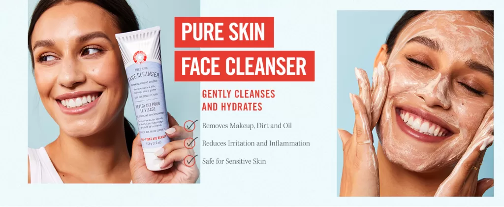 Pure skin face cleanser, Easy routine