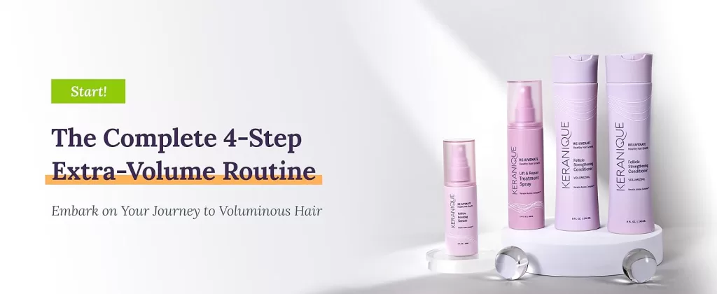 Image of Keranique Hair Products Set to help Create a hair care routine