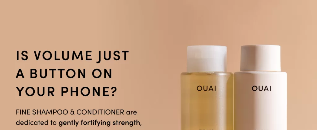 Image of OUAI Fine Shampoo and Conditioner Set - Sulfate Free Shampoo and Conditioner for Fine Hair needed for Choosing hair products