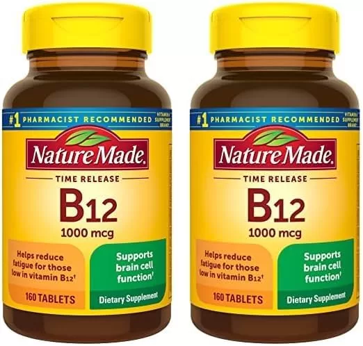 Image of Nature Made Vitamin B12 1000 mcg, Energy Supplement, part of Natural Supplements for Stress Relief