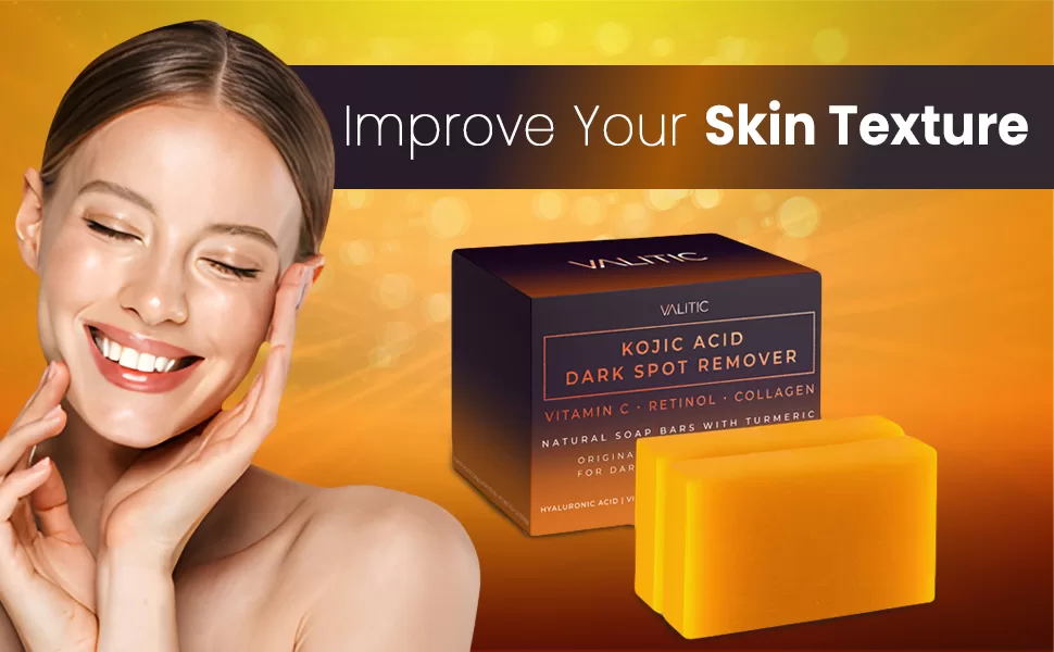 Image of VALITIC Kojic Acid Dark Spot Remover Soap Bars with Vitamin C  part of the Mix skin products