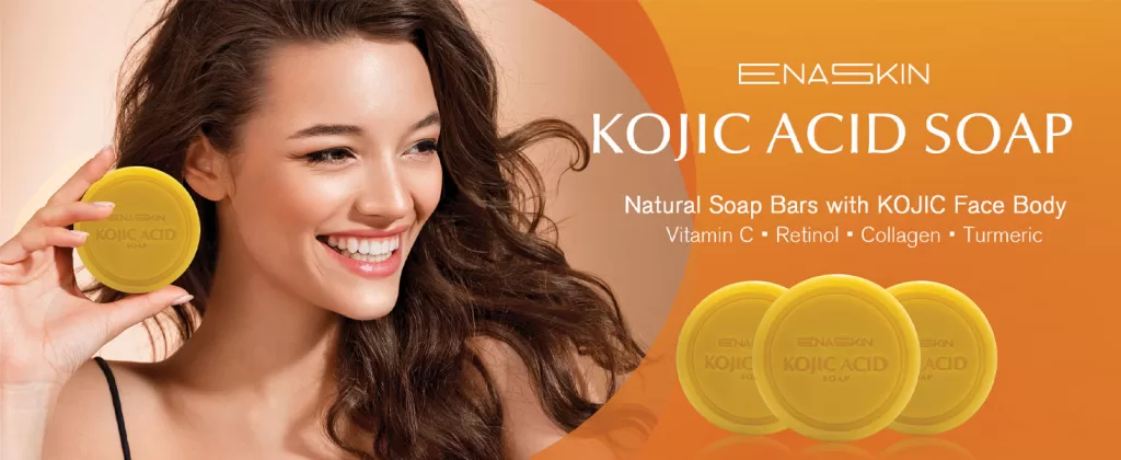 Image of EnaSkin Kojic Acid Soap Dark Spot Remover -Niacinamide TXA serum