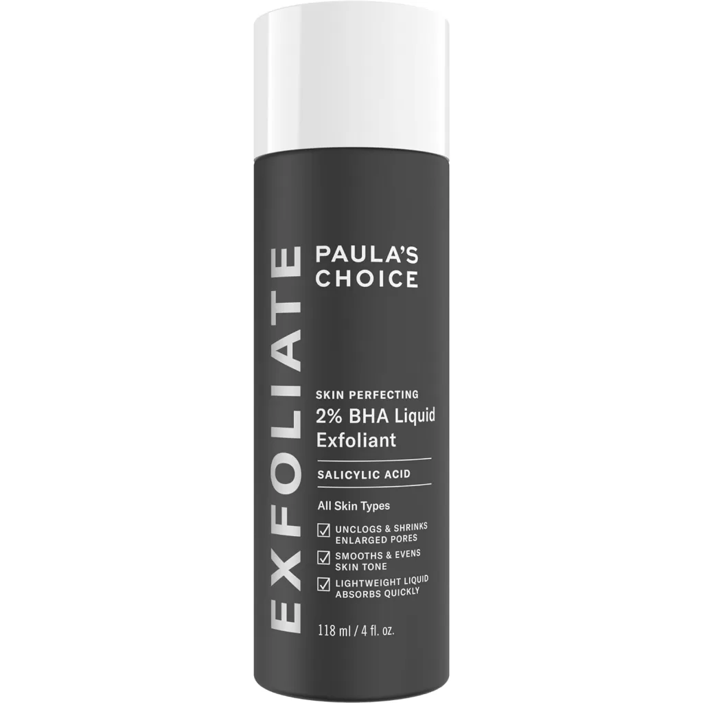 Image of Paula's Choice SKIN PERFECTING 2% BHA Liquid Salicylic Acid Exfoliant-Facial Exfoliant  to aid along side Adapalene for acne usage