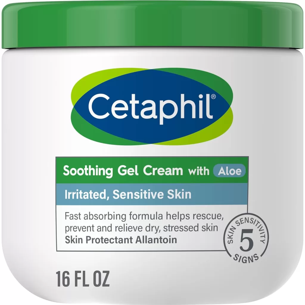 Image of Cetaphil Soothing Gel-Cream with Aloe,  , Skincare for stress-prone skin