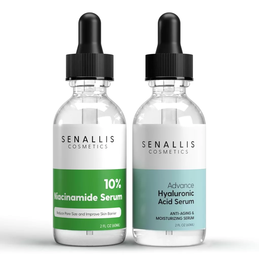 Image of SenAllis Cosmetics Niacinamide Face Serum part of the Mix skin products