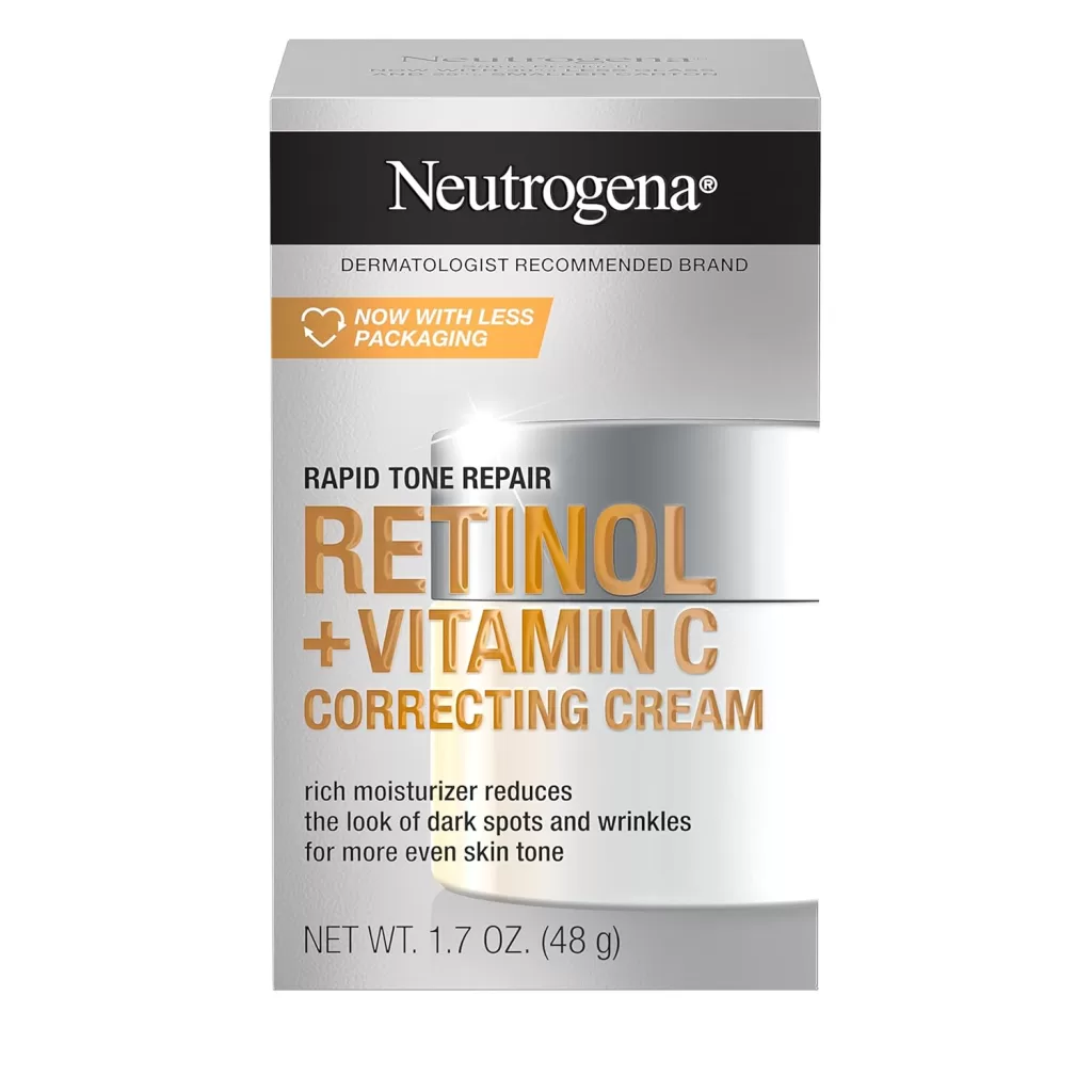 Image of Neutrogena Retinol + Vitamin C Correcting Cream,  part of the Mix skin products