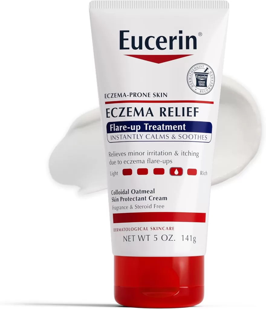 mage of Eucerin Eczema Relief Flare-up Treatment  recommended to use with RINVOQ Eczema and Arthritis Treatment 