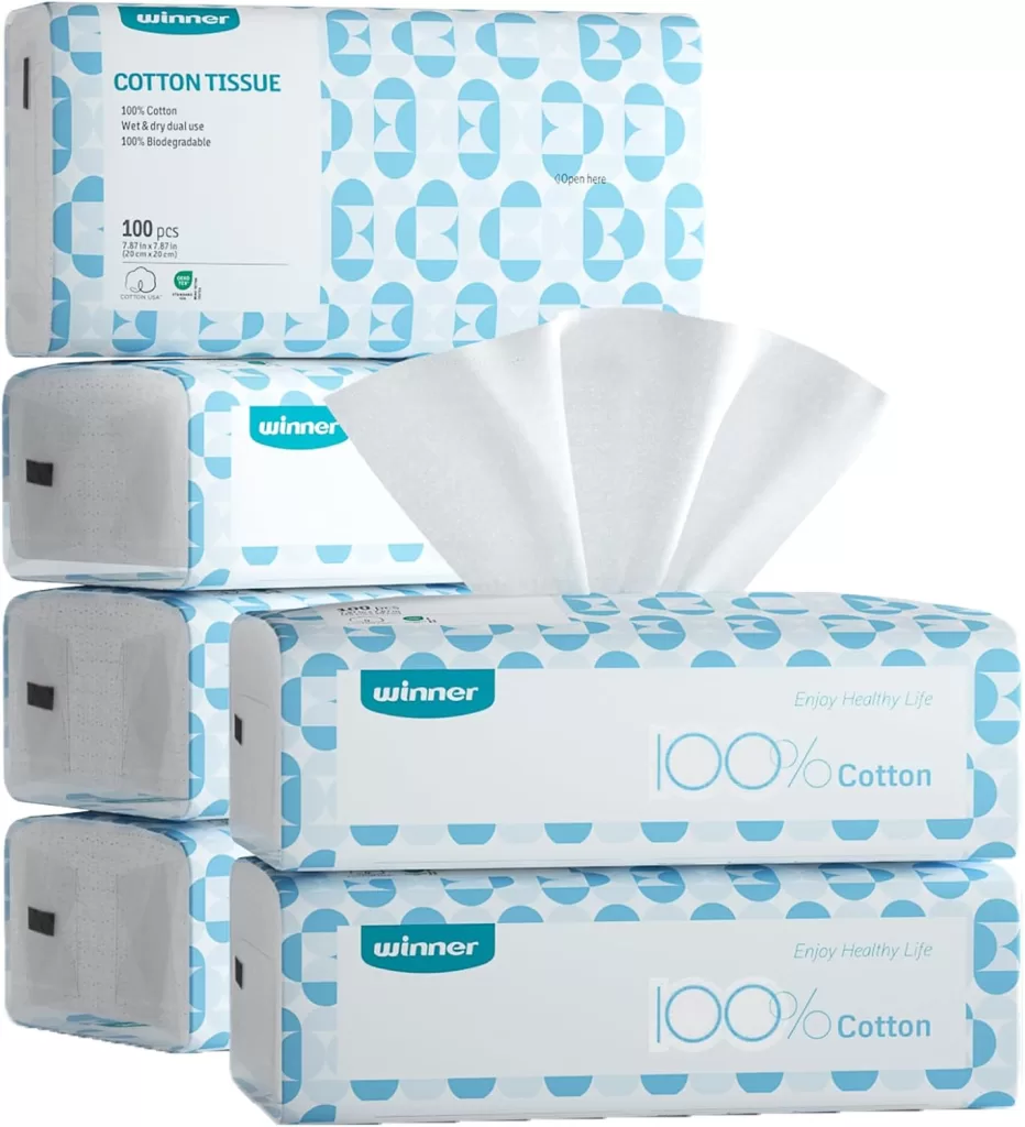 Image of face towels.CeraVe Hydrating Facial-Cleanser