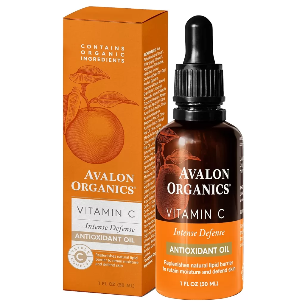 Image of the product Avalon Organics Vitamin C Oil  for Skin Cycling