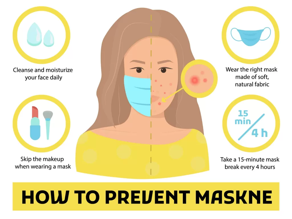 Image of how to prevent Mask acne in teenagers