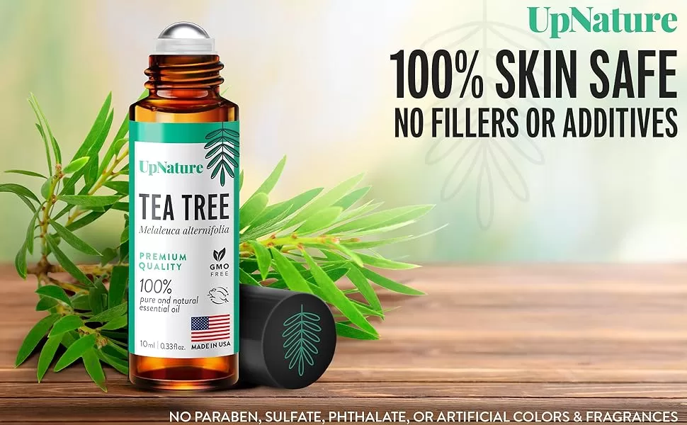 Image of UpNature Tea Tree Oil Roll On as Alternatives to Silver Hydrosol