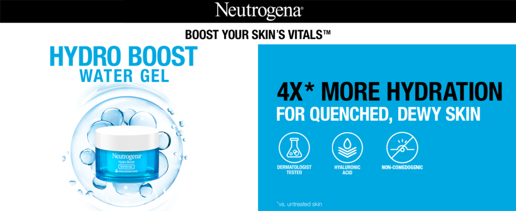 Image of Neutrogena Hydro Boost Face Moisturizer with Hyaluronic Acid for Dry Skinr -Niacinamide TXA serum