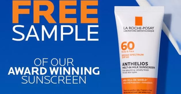 IMAGE: FREE LA ROCHE-POSAY FACE & BODY SUNSCREEN SPF 60 SAMPLE