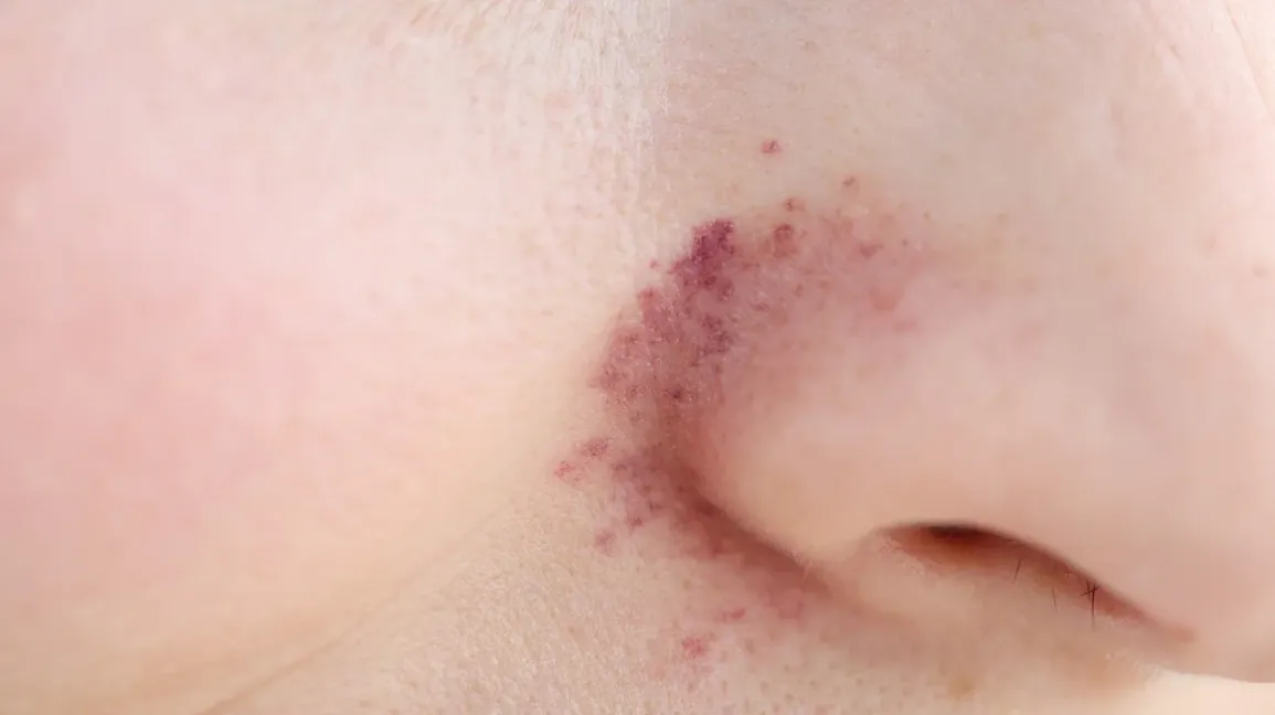 Image of Redness near nose