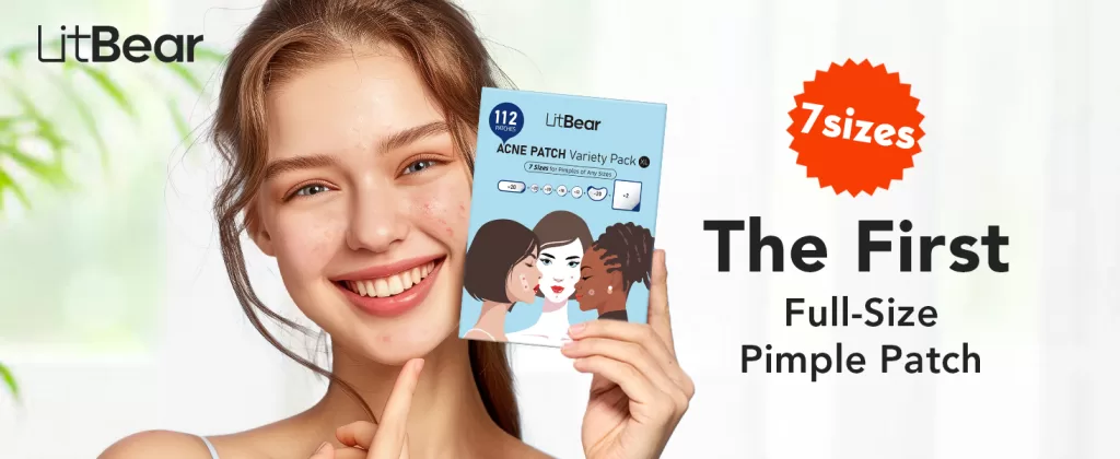 Image of LitBear Large Pimple Patches for Face