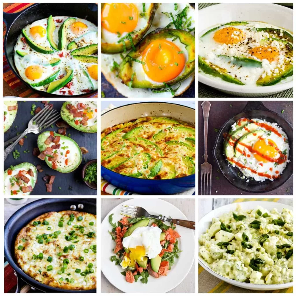 Image of Avocado Breakfast Recipes part of  Keto Breakfast Recipes