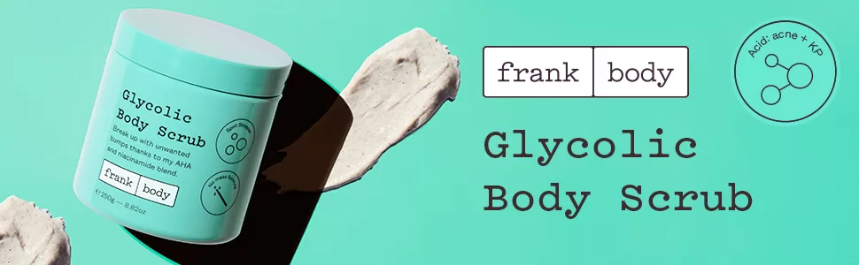 Image of Frank Body Glycolic Body Scrub:  Steps before applying self-tanner