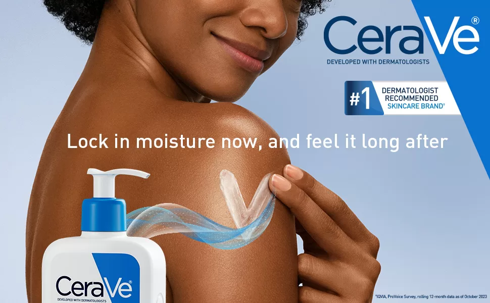 Image of CeraVe Daily Moisturizing Lotion for Dry Skin:  Steps before applying self-tanner