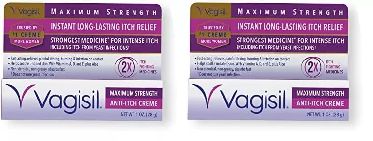 Image of Maximum Strength Feminine Anti-Itch Cream  for Vagisil vaginal itching relief