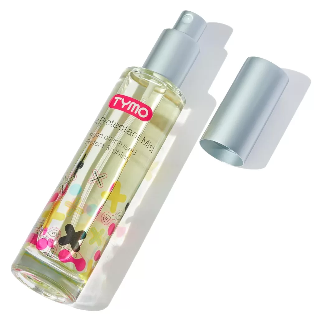 Image of TYMO Heat Protectant Spray for Hair with Argan Oil for Styling Tools:  Affordable Beauty and Skincare Deals