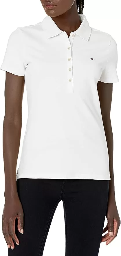 Image of Image of Tommy Hilfiger Women's Classic Polo (Standard and Plus Size) Preppy clothing for women