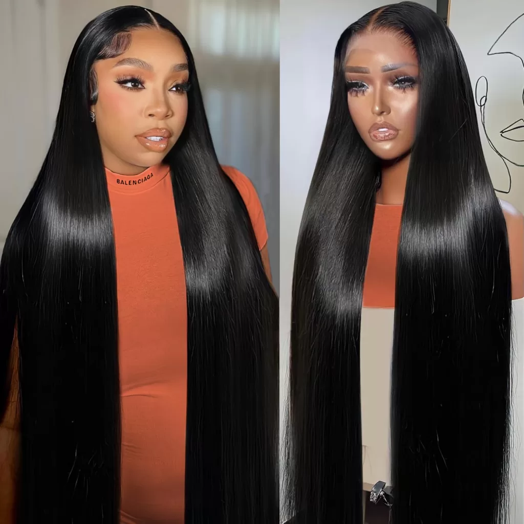 Image of 32 Inch Straight Lace Front Wigs:  Affordable Beauty and Skincare Deals