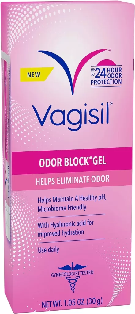 Image of Odor Block Gel with Hyaluronic Acid for Vagisil vaginal itching relief