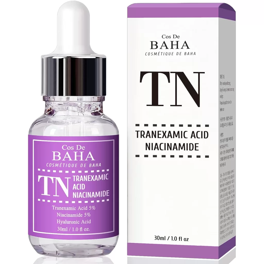 Image of Tranexamic Acid 5% Serum with Niacinamide 5% for Face/Neck: breakthrough for melasma treatments