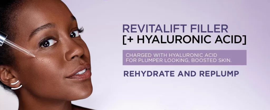 Image of L'Oreal Paris Revitalift Filler + Hyaluronic Acid Replumping Anti-Wrinkle Serum 16  part of Free Samples Today