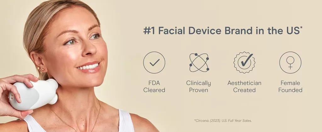 Image of NuFACE Trinity Microcurrent Facial Device Kit: Top beauty tools