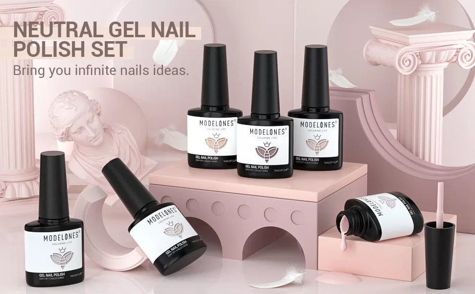 Image of modelones Nude Gel Nail  polish colours