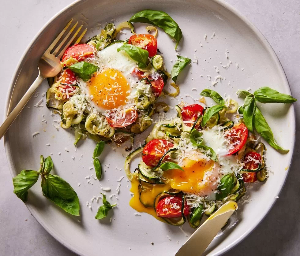 Image of a plate of Keto Breakfast Meal