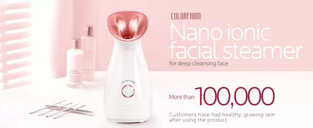 Image of Colorfarm Facial Steamer Nano Ionic Face Steamer: Top beauty tools