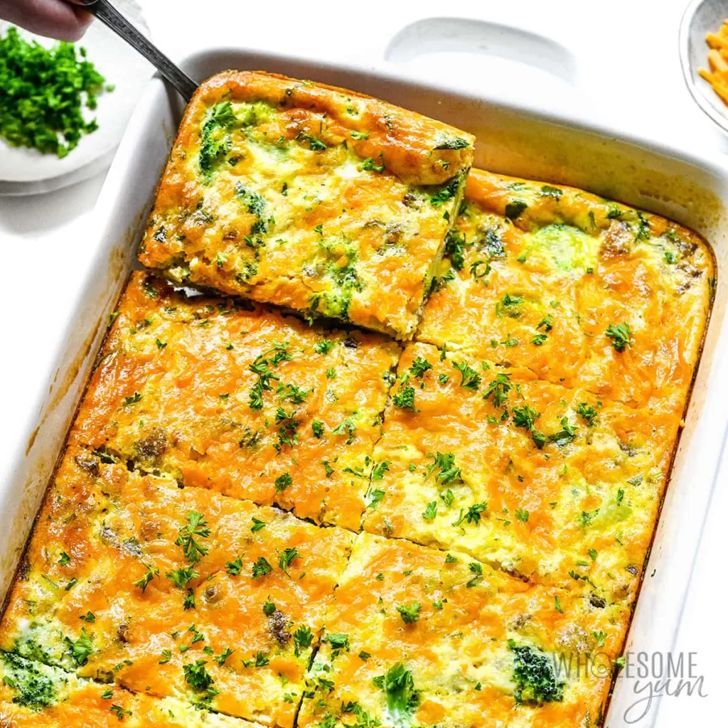 Image of Low Carb Breakfast Casserole part of  Keto Breakfast Recipes