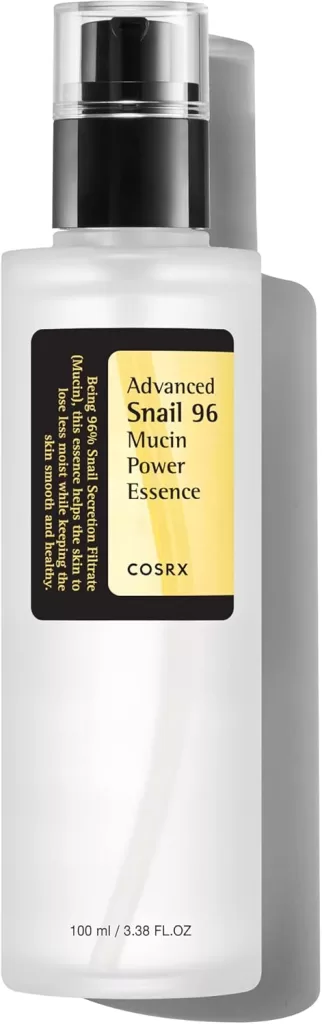 COSRX Snail Mucin 96% Power Face Serum 3.38 fl oz 100ml,: Serum with foundation