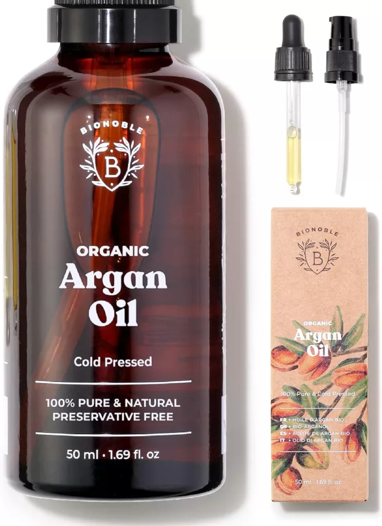 Bionoble Organic aragan: Mixing Body Lotion and Face Oil