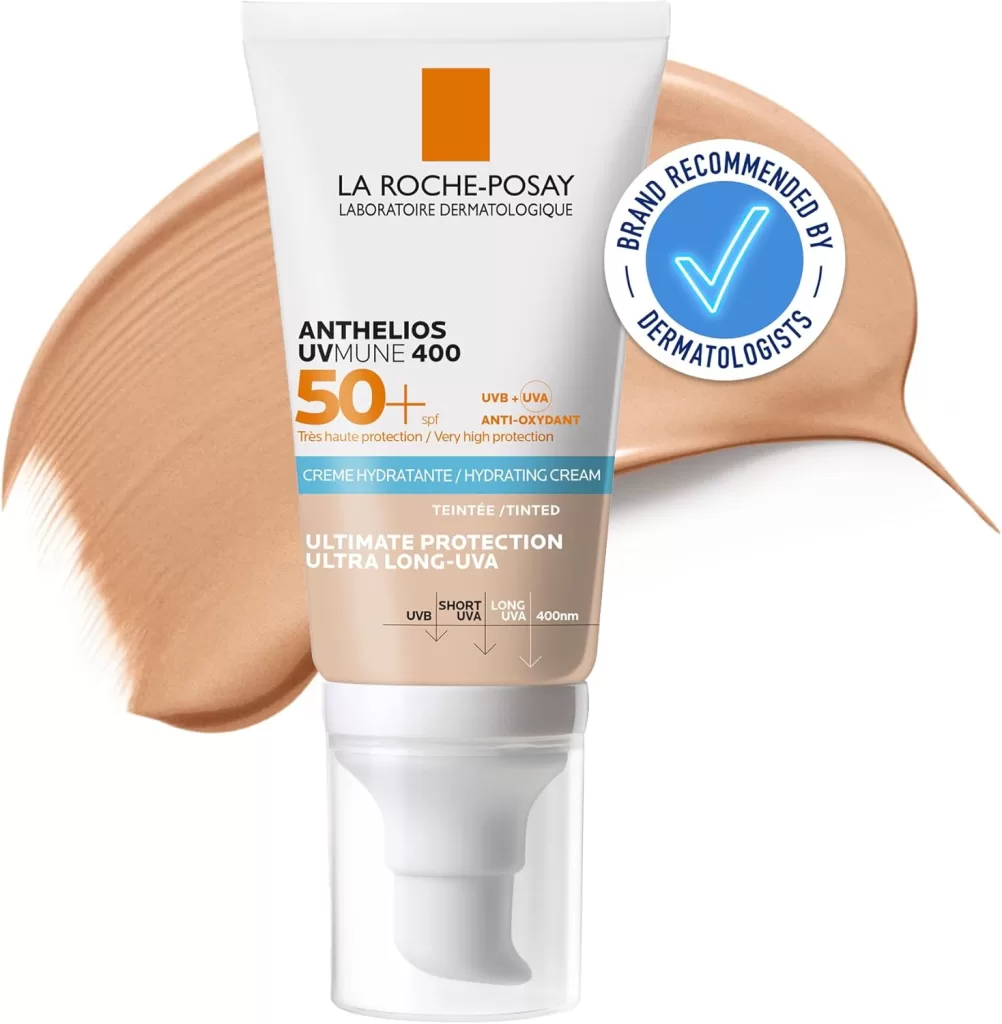 La Roche-Posay Anthelios Uvmune 400 :  Mixing Sunscreen and Foundation