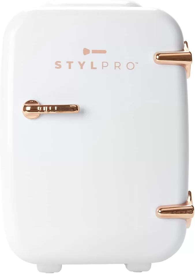 STYLPRO Mini Beauty Fridge in Rose Gold  :  Store Skincare Products