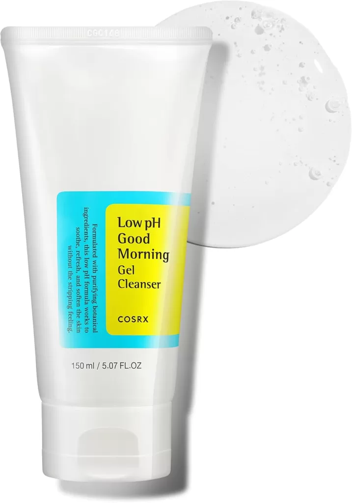 COSRX Low pH Good Morning Gel Cleanser, 5.07 fl.oz :  Korean 10-Step Skincare