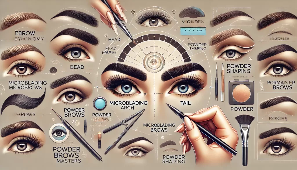 Comprehensive Guide to 2-in-1 Permanent Makeup Mastery: Module 1 – Eyebrow Techniques