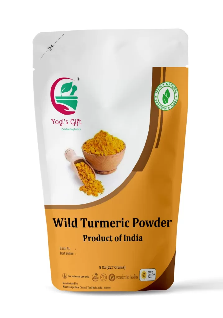 Turmeric Face Mask: 100% Pure Wild Turmeric Powder For Face | 8 Oz (227 grams) 