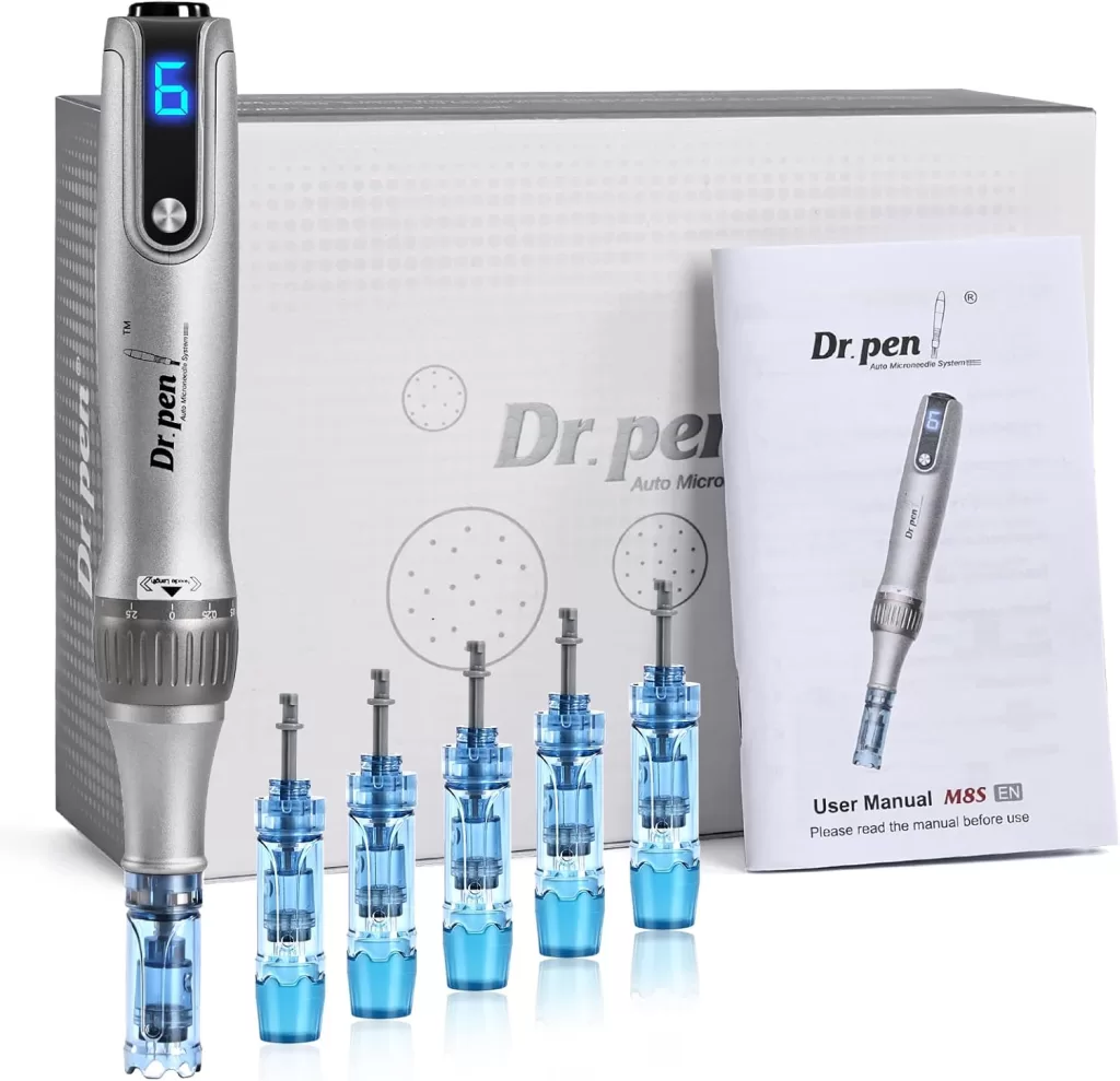 Dermedic Skincare Benefits: Dr.Pen Microneedling, Professional Dermapen M8S Wireless Derma Roller Pen 