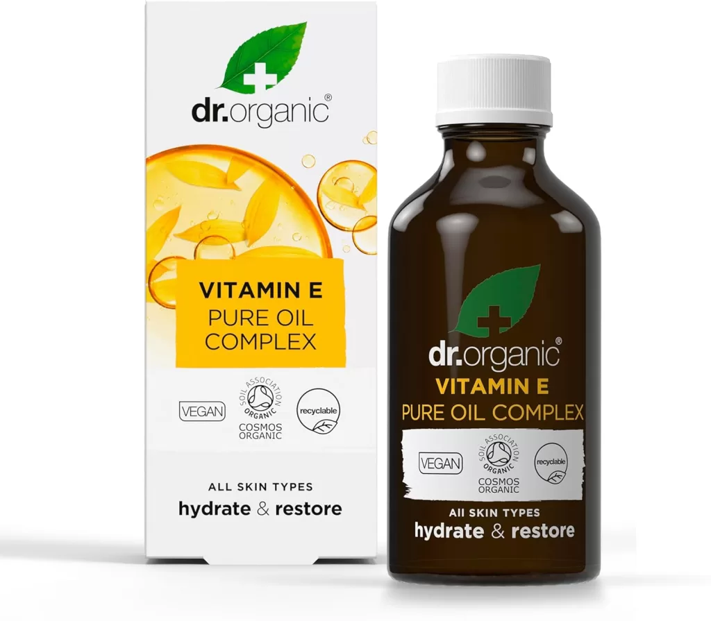 Dr Organic Vitamin E Pure Oil, Natural skincare routine