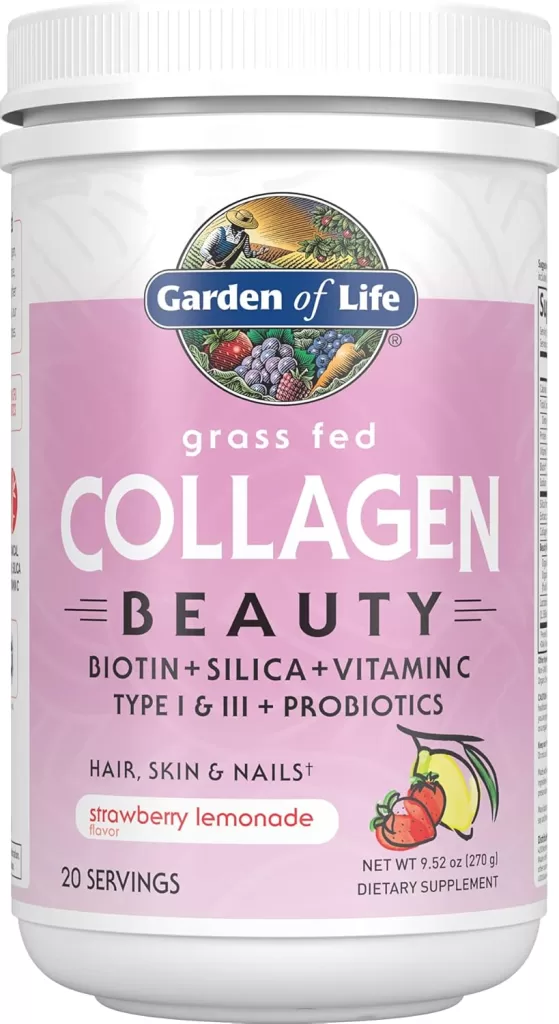 Collagen Peptides for Acne: Garden of Life Grass Fed Collagen Beauty