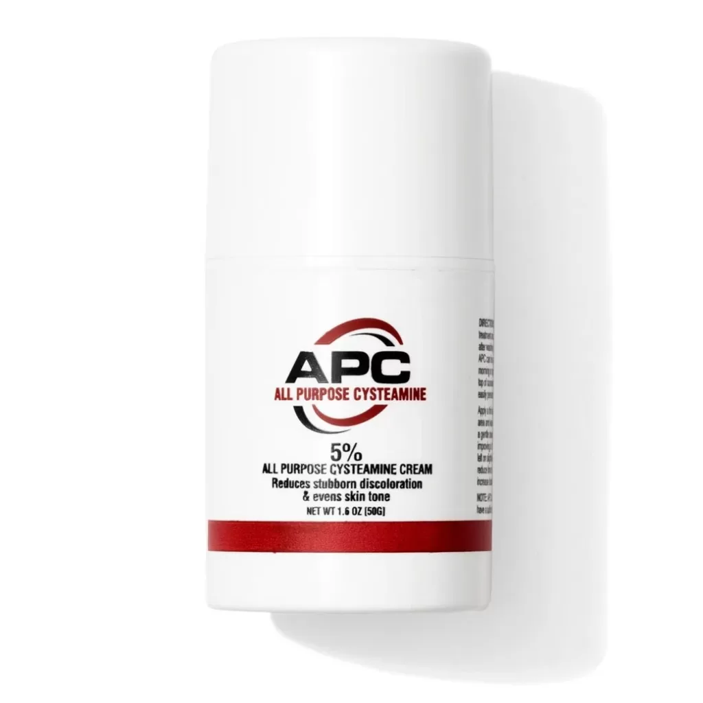 APC (All Purpose Cysteamine Cream) contains 5% Cysteamine : Cysteamine skincare benefits