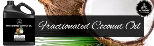 Natural Skincare Ingredients: Naturevibe Botanicals Fractionated Coconut Oil 946ml | 100% Pure and Natural | Great for Skin Care and Hair Care